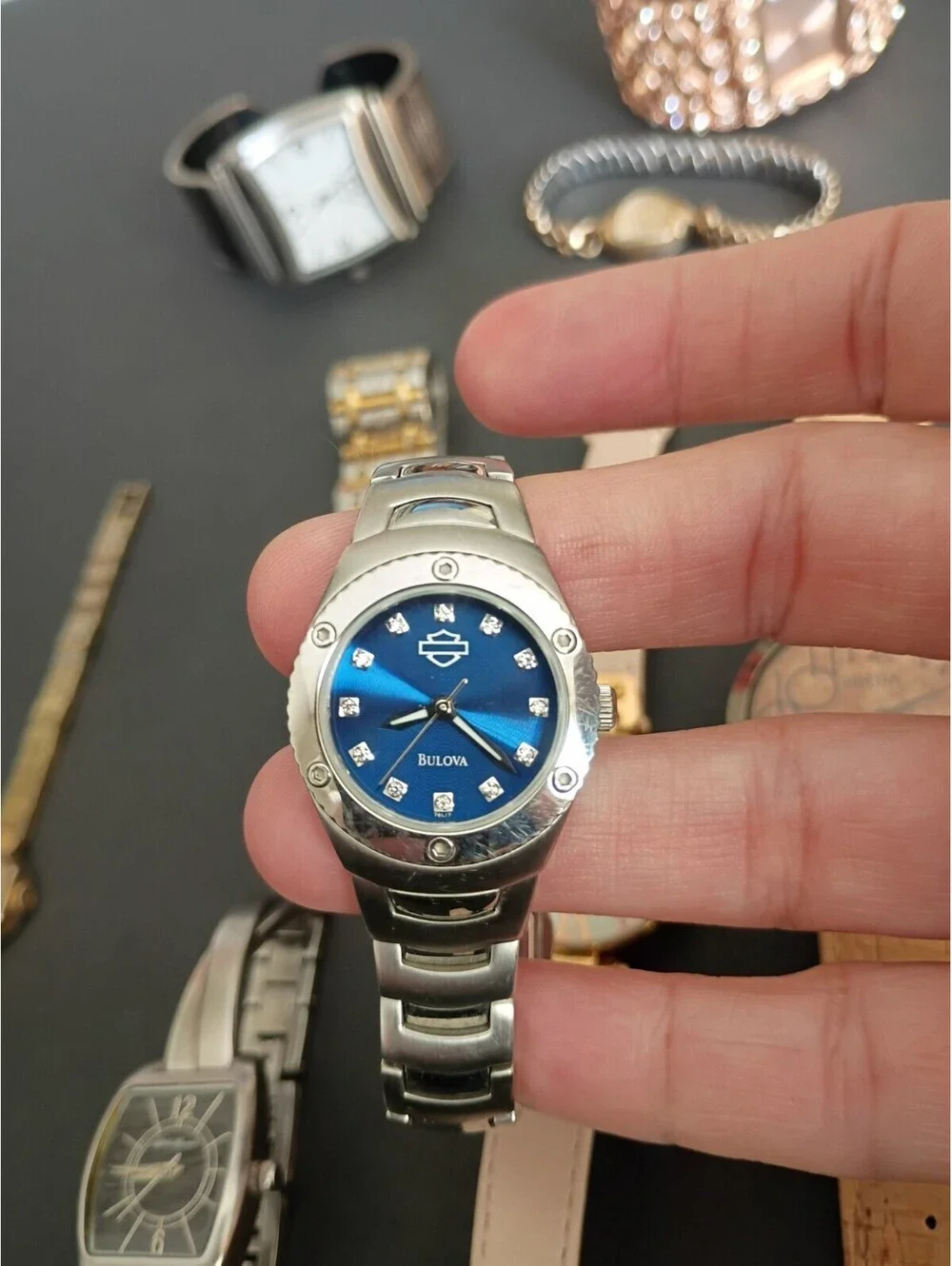 Lots Of 12 Watches Untested Parts Bulova Breda Relic Waltham Eddie Bauer Geneva